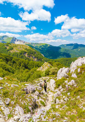 Rieti (Italy) - The summit of Monte di Cambio, beside Terminillo, during the spring. Over 2000...