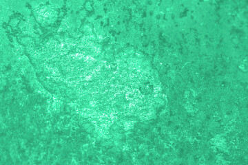 Green abstract background of beautiful peeling texture.