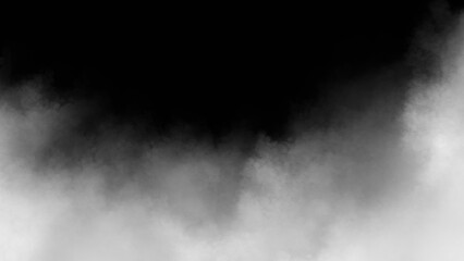 smoke on black background