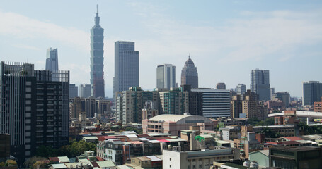 Obraz premium Taipei city skyline