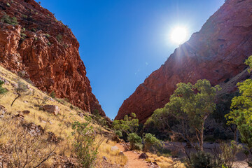 Simpson Gap in the West MacDonnell Range, Alice Springs.
