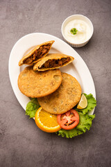 Keema kachori is a popular indian or pakistani flacky, crispy and delicious snack with yummy qeema filling also known as Khasta Kheema Kachauri
