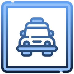 TRANSPORT Gradient icon,linear,outline,graphic,illustration