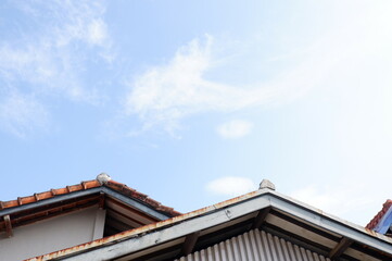 roof and sky