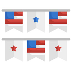 FLAGS flat icon,linear,outline,graphic,illustration