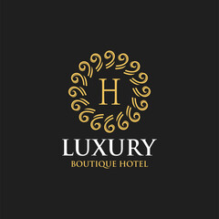 Luxury Logo template in vector for Wedding, Restaurant, Royalty, Boutique, Cafe, Hotel, Heraldic, Jewelry, Fashion and other vector illustration
