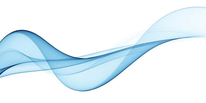 Color light blue abstract waves design © gojalia