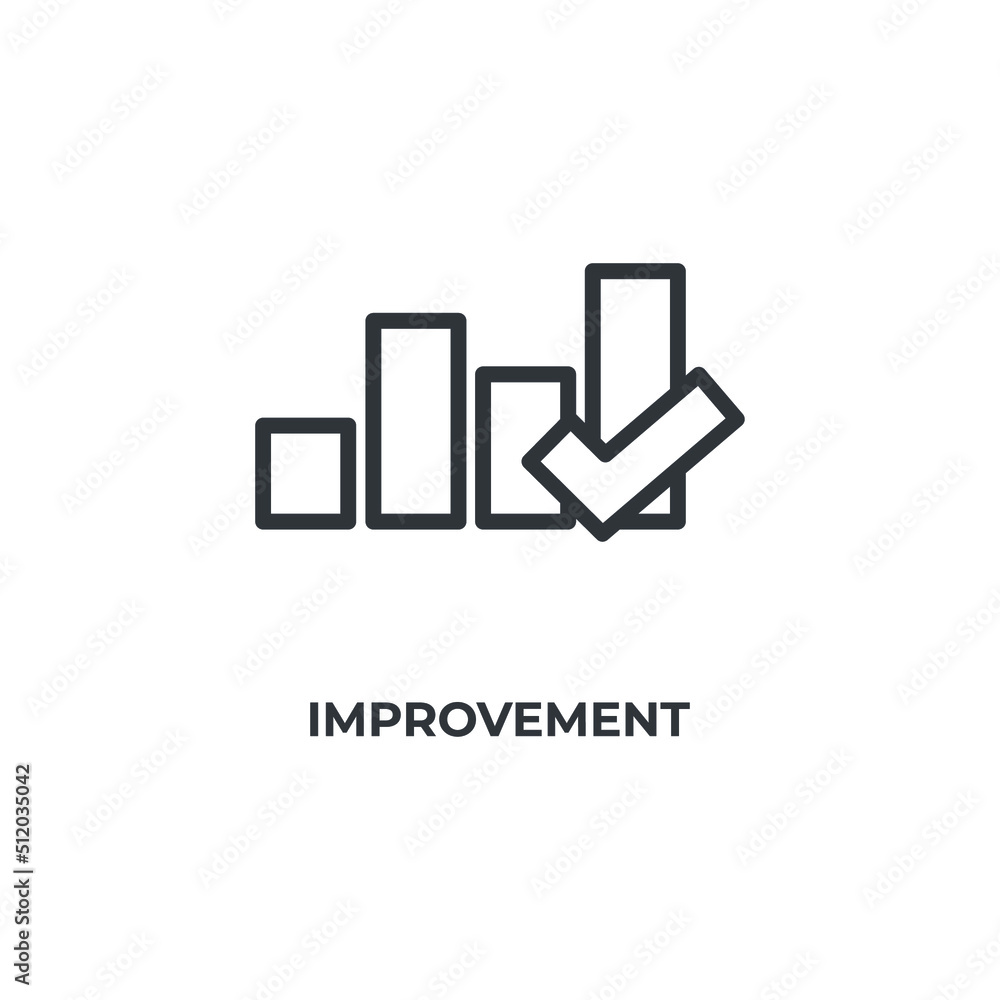 Poster improvement line icon. linear style sign for mobile concept and web design. outline vector icon. sym