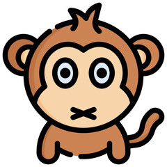 SILENCE filled outline icon,linear,outline,graphic,illustration