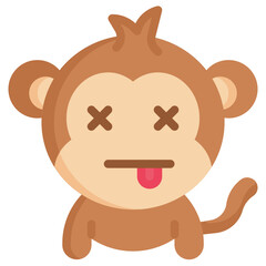 DEAD flat icon,linear,outline,graphic,illustration