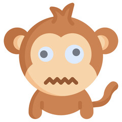 DIZZY flat icon,linear,outline,graphic,illustration