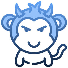 EVIL Gradient icon,linear,outline,graphic,illustration