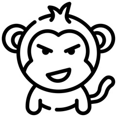 CONFIDENT line icon,linear,outline,graphic,illustration