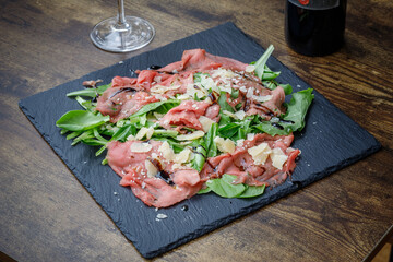 dinner, cocktail, cheese, antipasto, snack, breadboard, ham, pepperoni, eatery, meat, meal, food,...