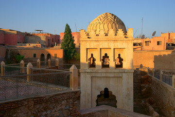 Koubba Almorávide(s.XII).Marrakech.Ciudad Imperial.Marruecos.Africa.