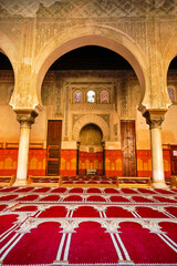 Oratorio de la madrasa Bou Inania(S.XIV). Fez. Marruecos. Magreb. Africa.