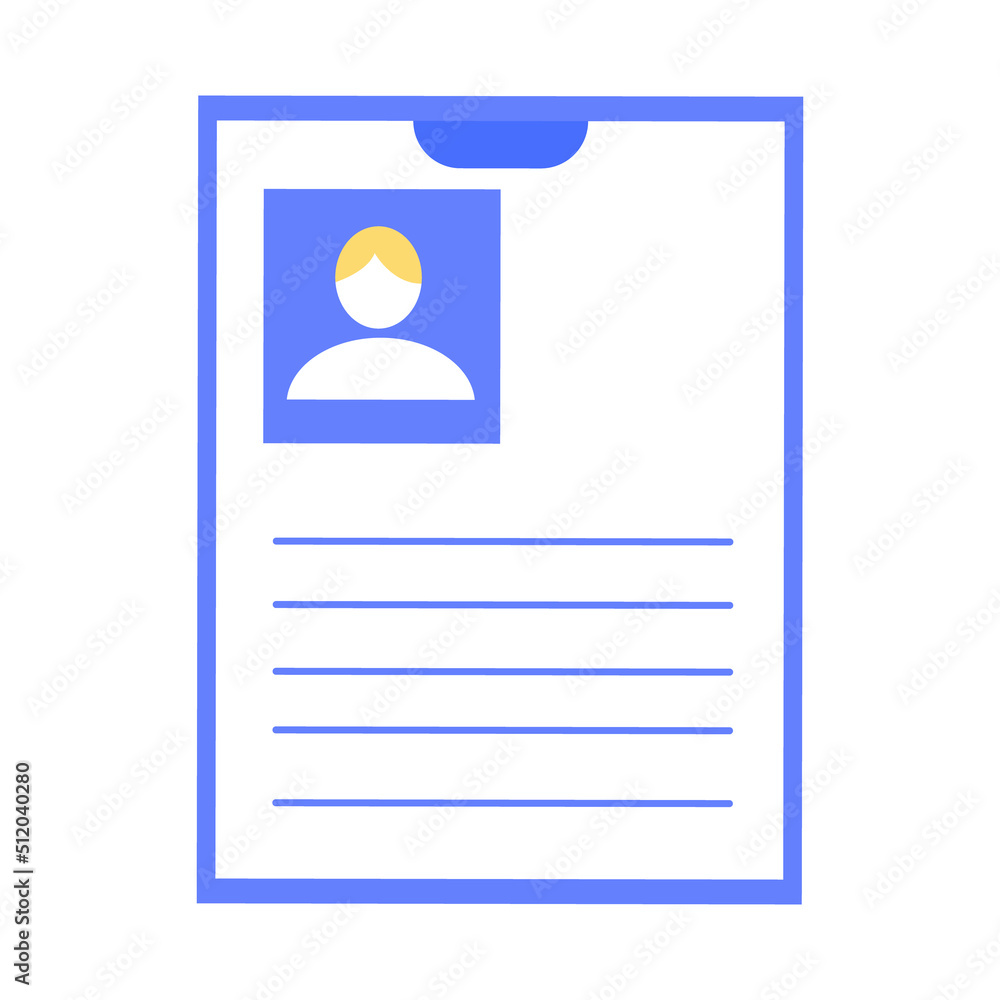 Aufkleber patient registration form semi flat color vector object. medical examination. patient interview. ful