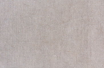 Naklejka na ściany i meble Coarse cotton fabric textile background high resolution close up