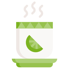 TEA flat icon,linear,outline,graphic,illustration
