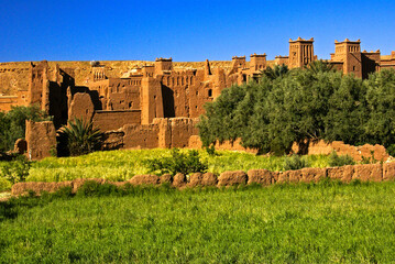 Kasbah de Aït Benhaddou (S.XVI). Cordillera del Atlas. Marruecos. Magreb. Africa.