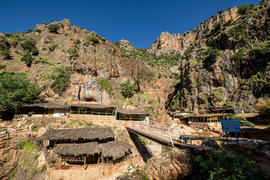 Fuentes de Oum Rabia, Zaouia de Ifrane, Atlas Medio,, Marruecos, Africa