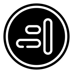 RIGHT ALIGN glyph icon,linear,outline,graphic,illustration