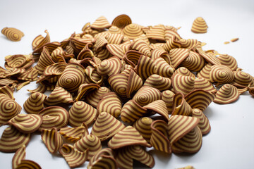 kuping gajah is Indonesian snack with characteristic spiral pattern.