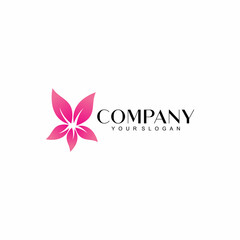 Spa business logo lotus icon design