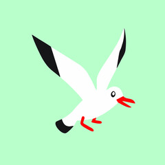 Cute bird best for tshirt mascotsticker and etc