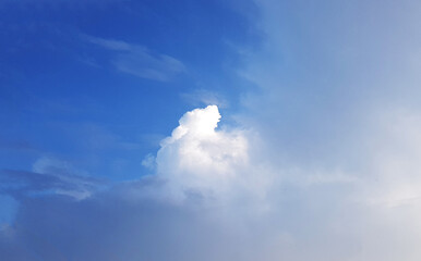 Naklejka na ściany i meble Clouds and sky, beautiful background