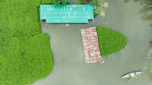 Flooded - Flood flooded area- aerial photo - flood
photo