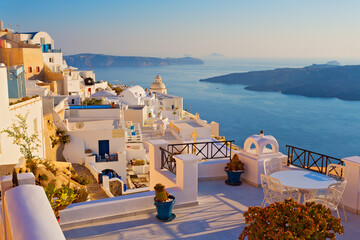 Wunderschöne Insel Santorini, Griechenland - obrazy, fototapety, plakaty