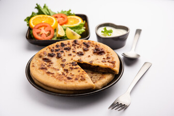 Keema Paratha, Chicken or mutton Mince Stuffed flatbread