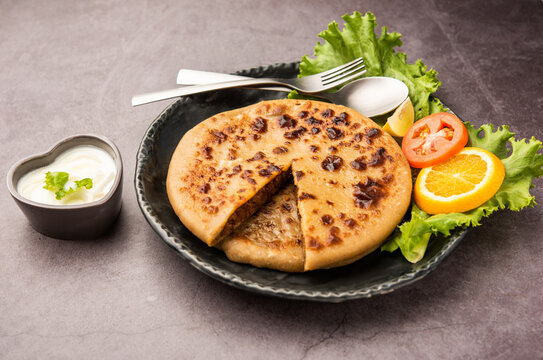 Keema Paratha, Chicken or mutton Mince Stuffed flatbread