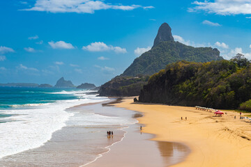 Cacimba do Padre Beach, Fernando de Noronha, UNESCO World Heritage Site, Brazil