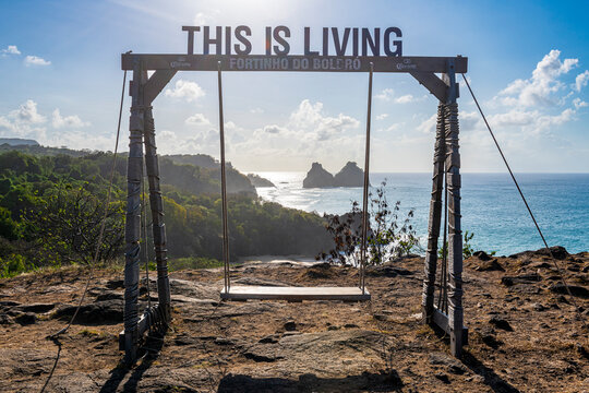 Nice swing, Fernando de Noronha, UNESCO World Heritage Site, Brazil