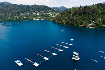 Regatta on Lake Bled