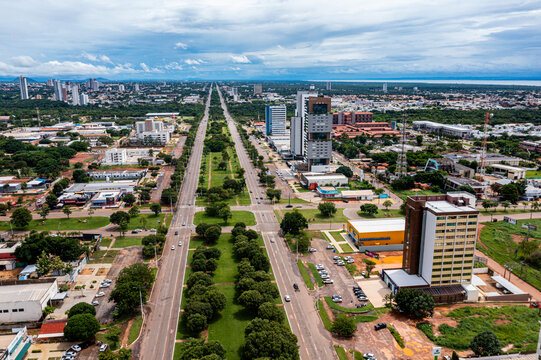 Aerial Of Palmas, Tocantins, Brazil