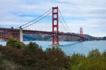 Cercles muraux Pont du Golden Gate Golden Gate Bridge in San Francisco, Kalifornien