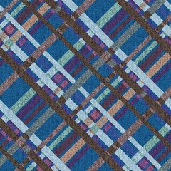 a textile-appropriate meter pattern consisting of a woven effect in a plaid mood