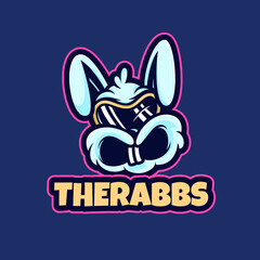 head of rabbit logo