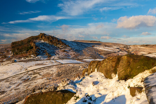 Winter at The Roaches, Peak District, Staffordshire, England