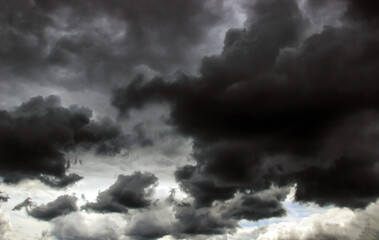 storm big clouds atmosphere elements