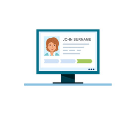 Employees CV, candidates resume. students ID. Job applications,