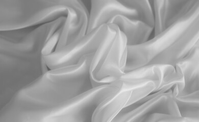 Obraz premium white background, closeup texture of cloth