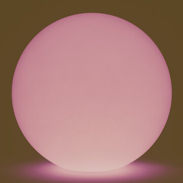 Glowing and illuminated spherical orb,United States