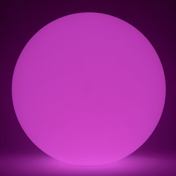 Glowing and illuminated spherical orb,United States