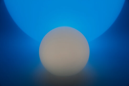 Glowing and illuminated spherical orbs