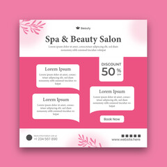 Spa and Beauty Salon Post Template