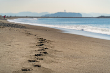 茅ヶ崎海岸の風景【神奈川県・茅ヶ崎市】　seascape of Shonan, Japan